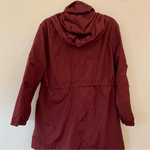 Maroon Rain Coat - Picture 5 of 5